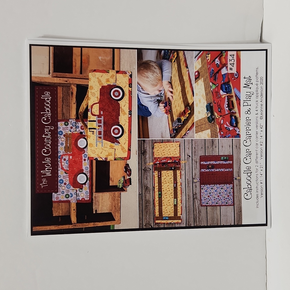 Caboodle Car Carrier Caddy & Play Mat Caddy Pattern 434